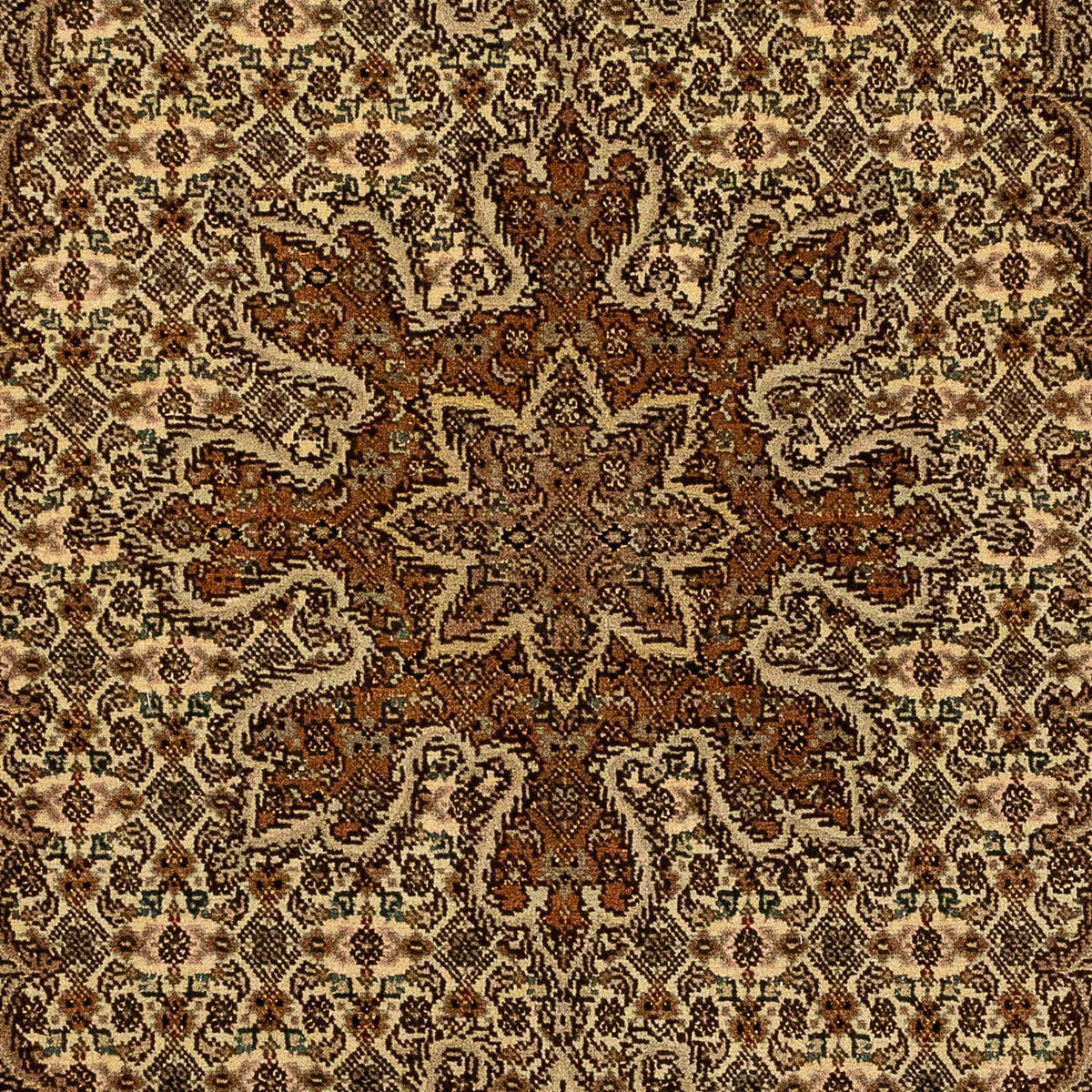 Alfombra Persa - Tabriz - Real - 124 x 80 cm - beige