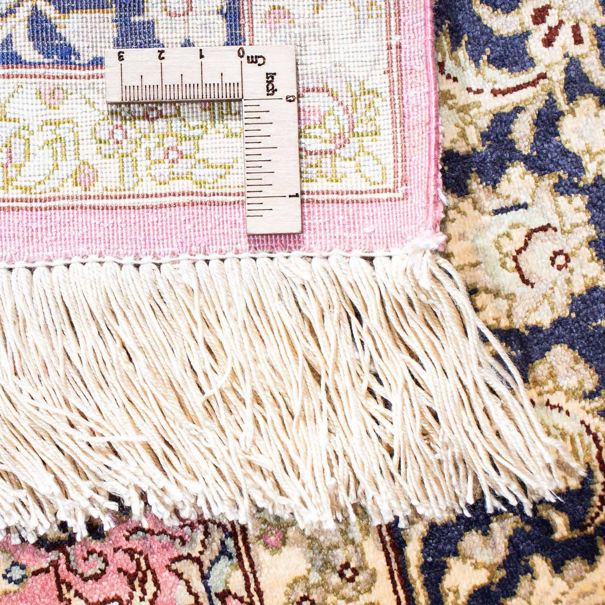 Alfombra persa - Ghom - 151 x 98 cm - beige