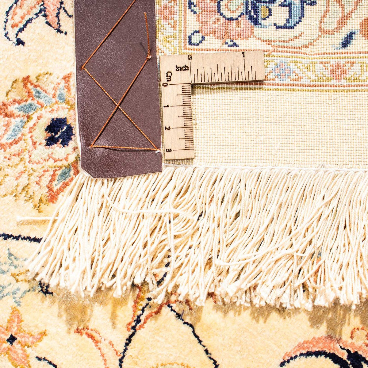 Alfombra persa - Ghom - 297 x 194 cm - beige