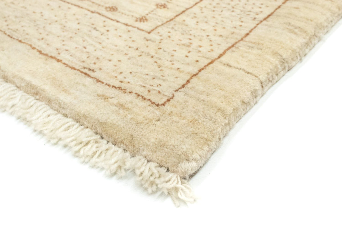 Alfombra de pasillo Alfombra Gabbeh - Loribaft Persa - 185 x 85 cm - beige