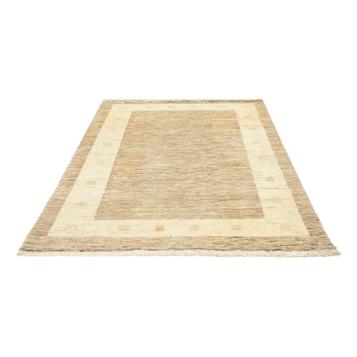 Alfombra Gabbeh - Loribaft Persa - 194 x 141 cm - beige
