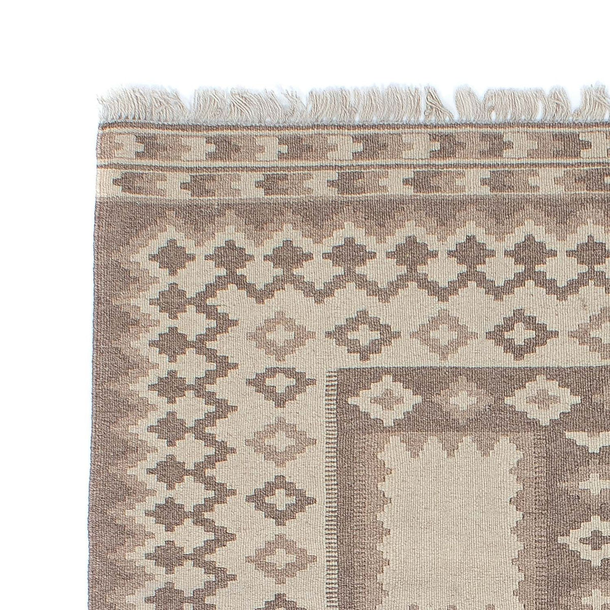 Alfombra Kelim - Oriental - 190 x 120 cm - gris claro