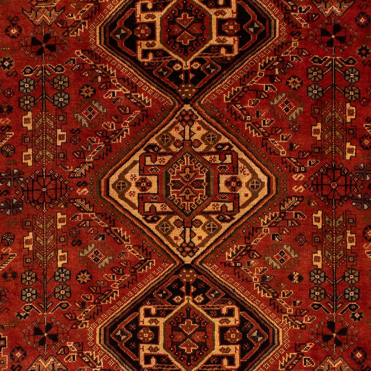 Alfombra persa - Nómada - 290 x 185 cm - rojo oscuro