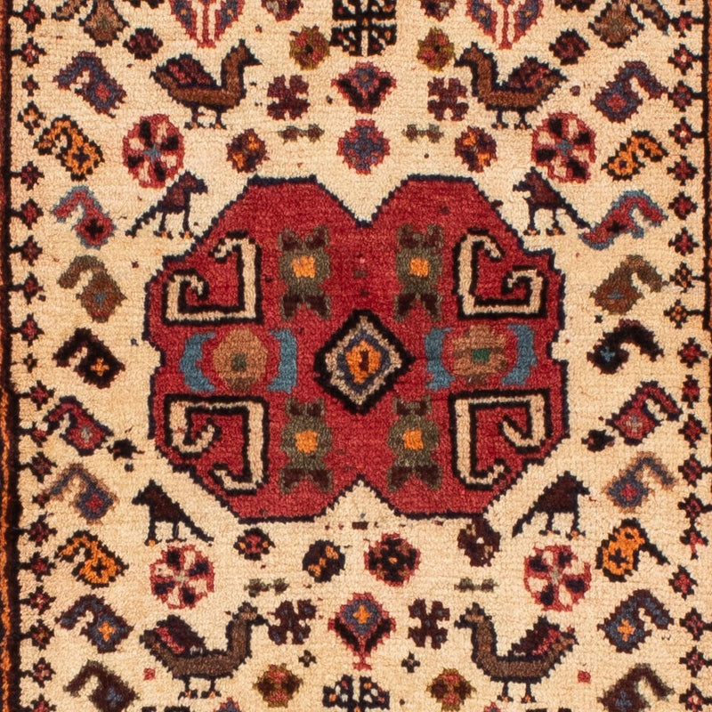 Alfombra persa - Nómada - 154 x 77 cm - beige