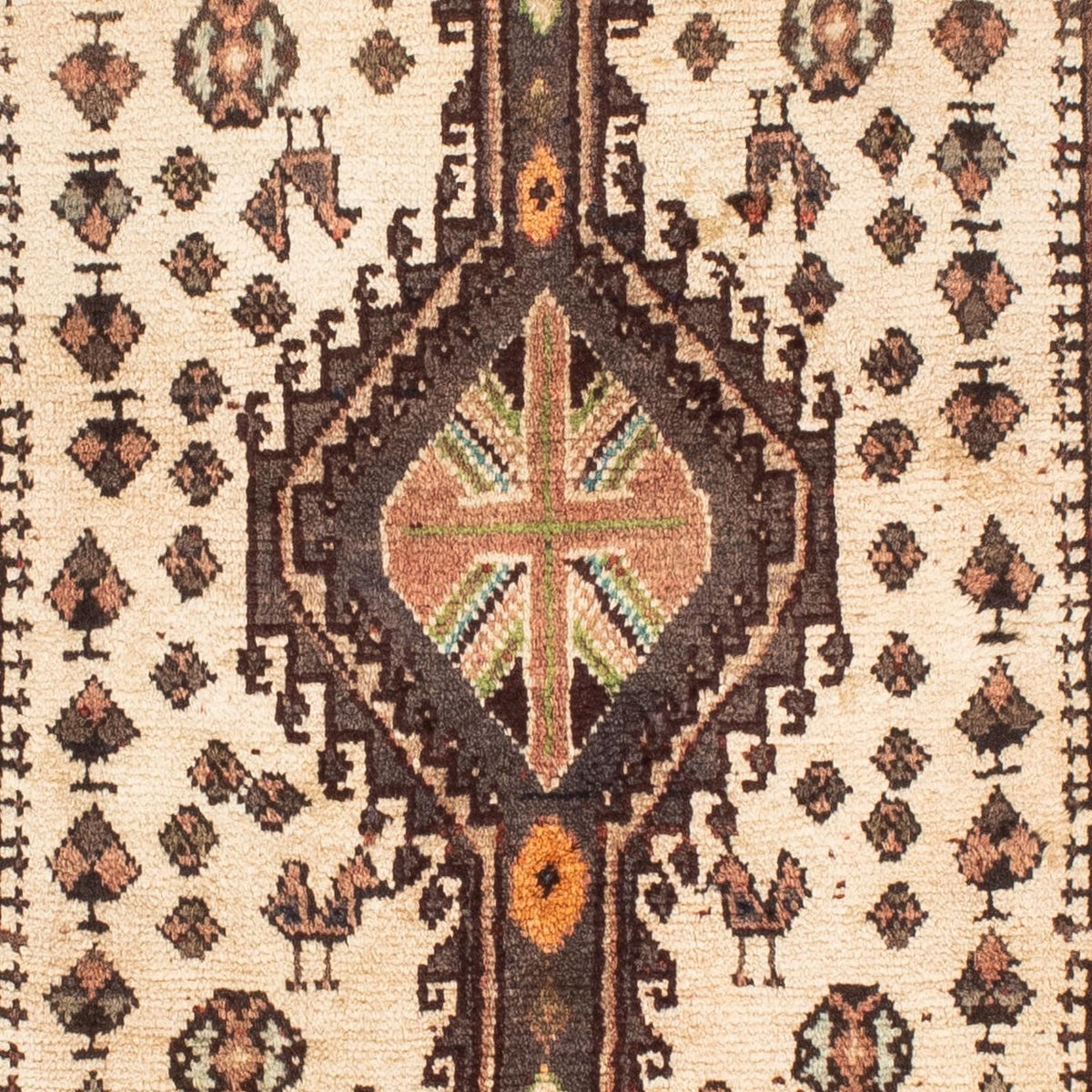 Alfombra de pasillo Alfombra persa - Nómada - 175 x 73 cm - beige