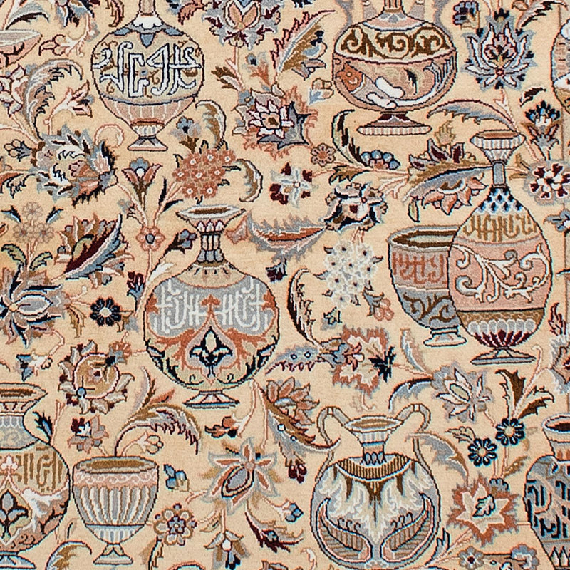 Alfombra persa - Clásica - 202 x 128 cm - beige