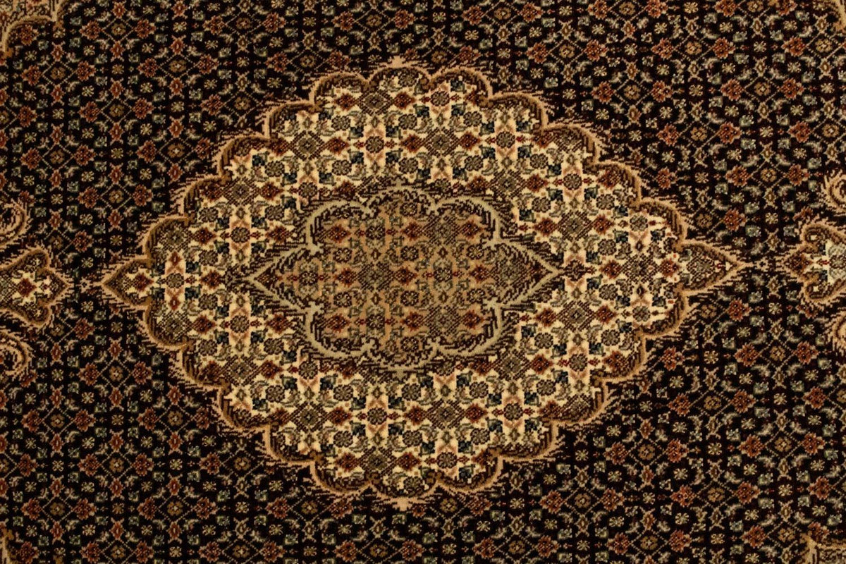 Alfombra Persa - Tabriz - Real - 159 x 101 cm - negro