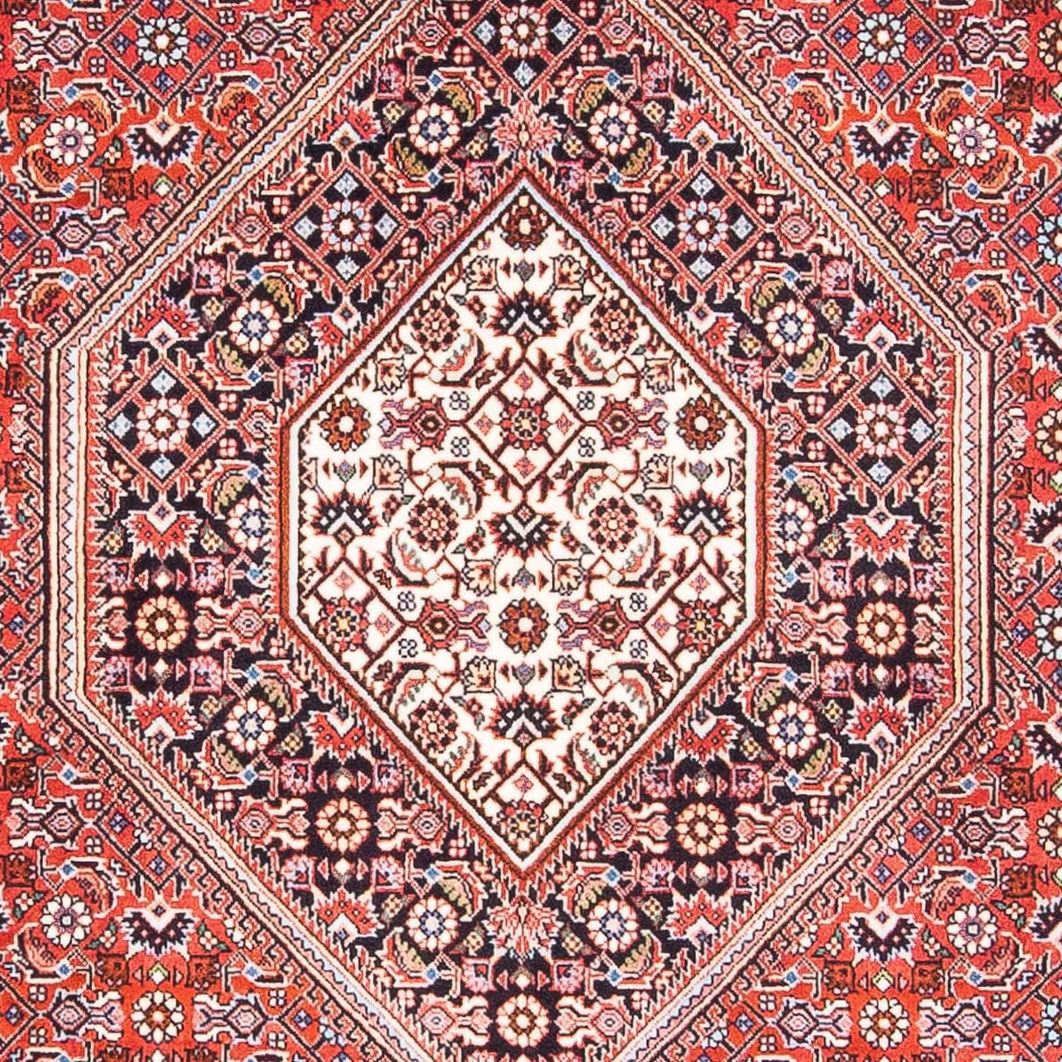Alfombra persa - Bidjar - 176 x 110 cm - rojo
