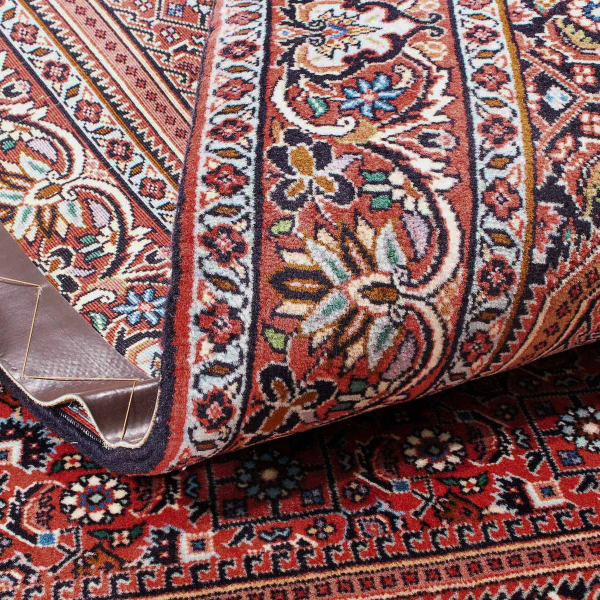 Alfombra persa - Bidjar - 176 x 110 cm - rojo