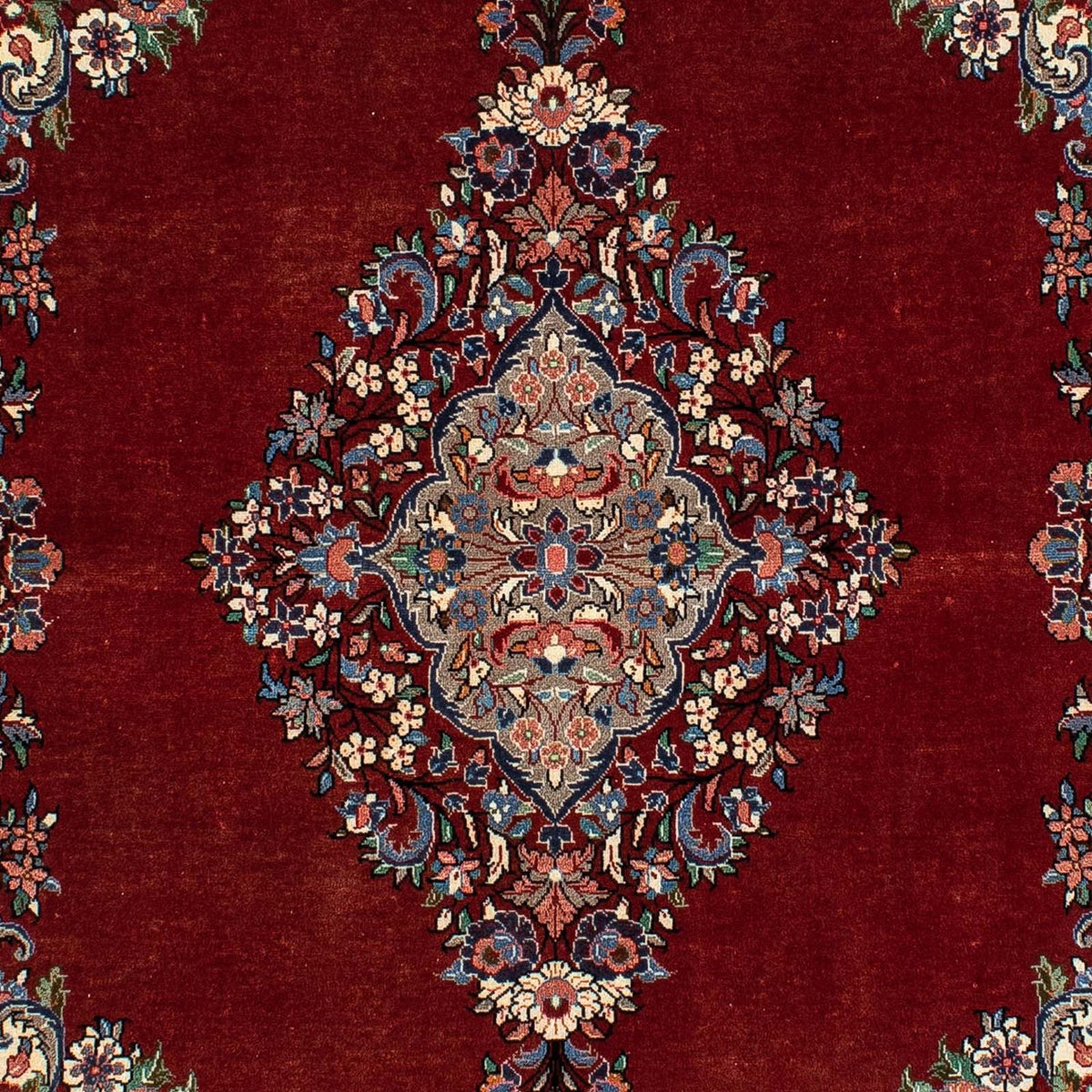 Alfombra persa - Ghom - 190 x 130 cm - rojo