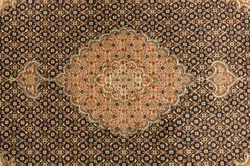 Alfombra Persa - Tabriz - Real - 153 x 105 cm - azul oscuro