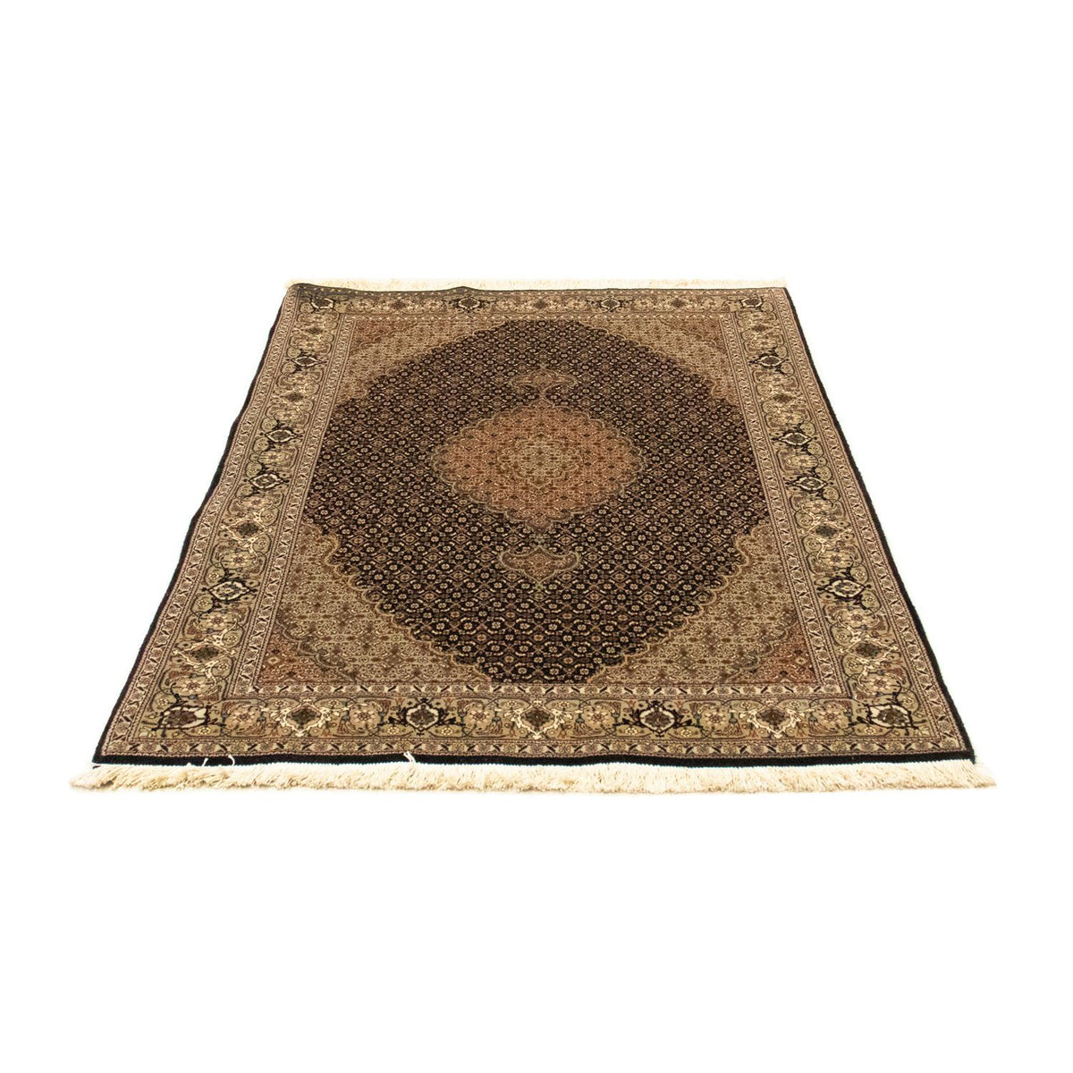 Alfombra Persa - Tabriz - Real - 153 x 105 cm - azul oscuro