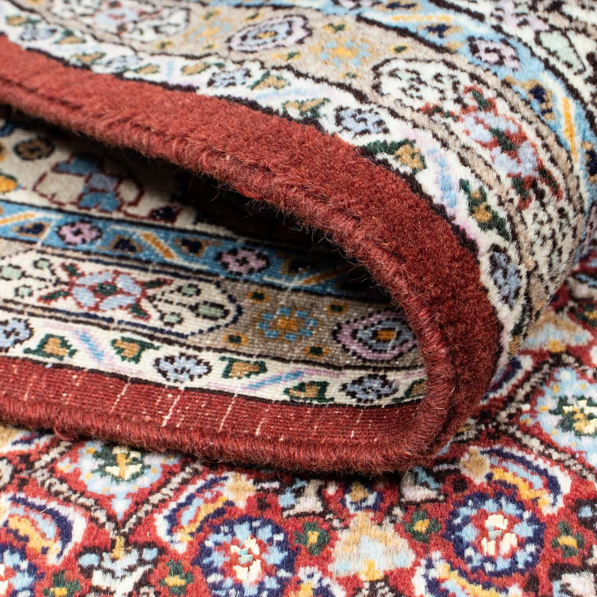 Alfombra persa - Clásica - 205 x 145 cm - rojo oscuro