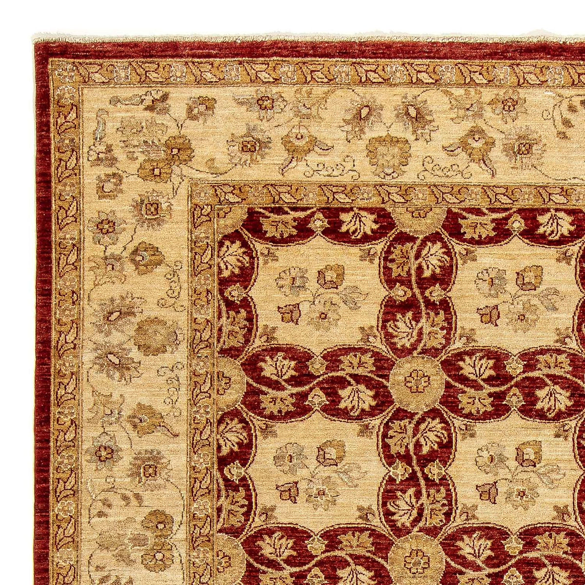 Alfombra Ziegler - 293 x 250 cm - rojo oscuro