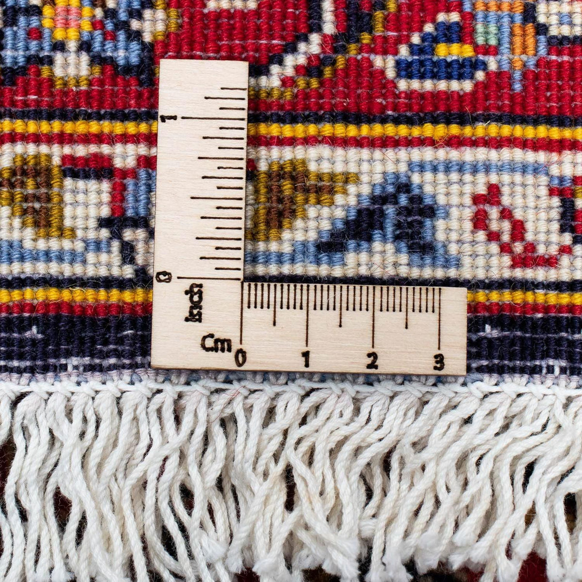 Alfombra persa - Keshan - 118 x 77 cm - azul oscuro
