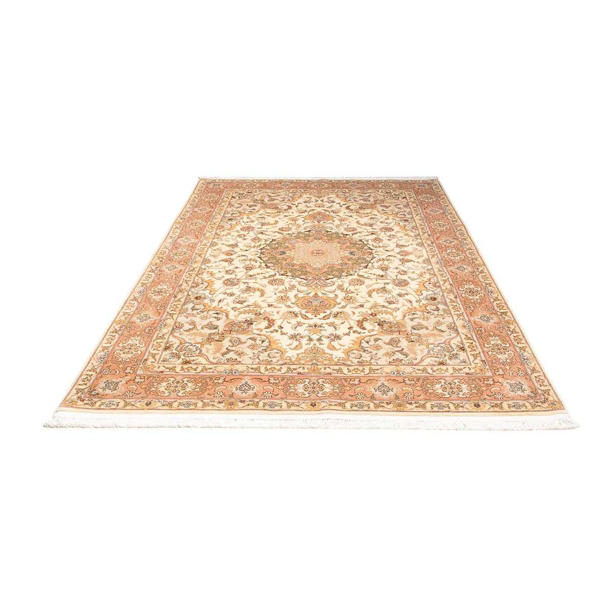 Alfombra Persa - Tabriz - Real - 244 x 168 cm - beige
