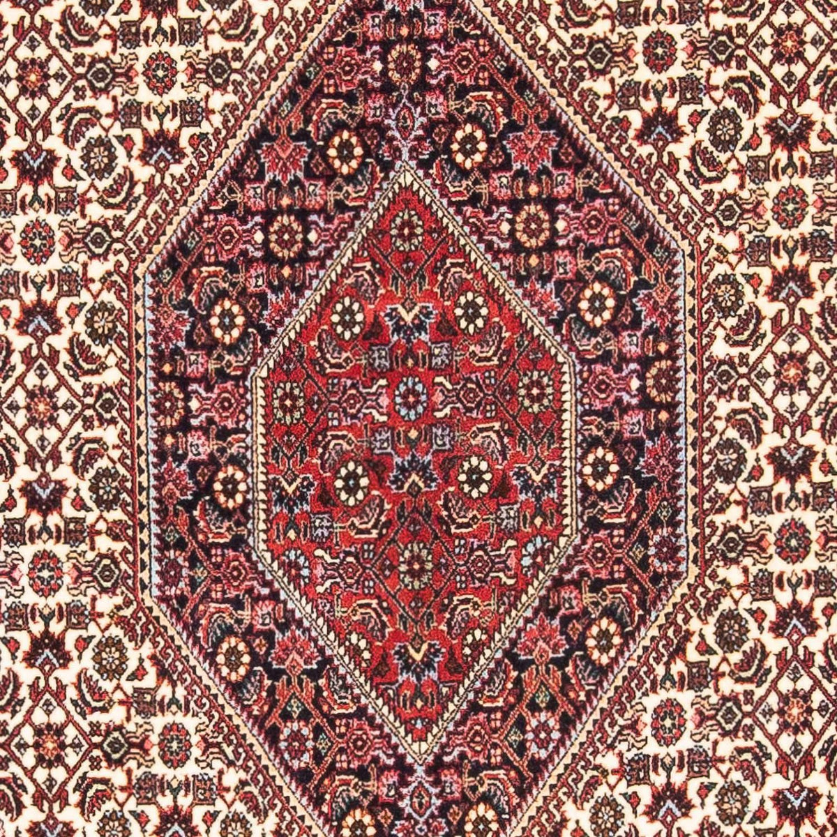 Alfombra persa - Bidjar - 174 x 108 cm - rojo