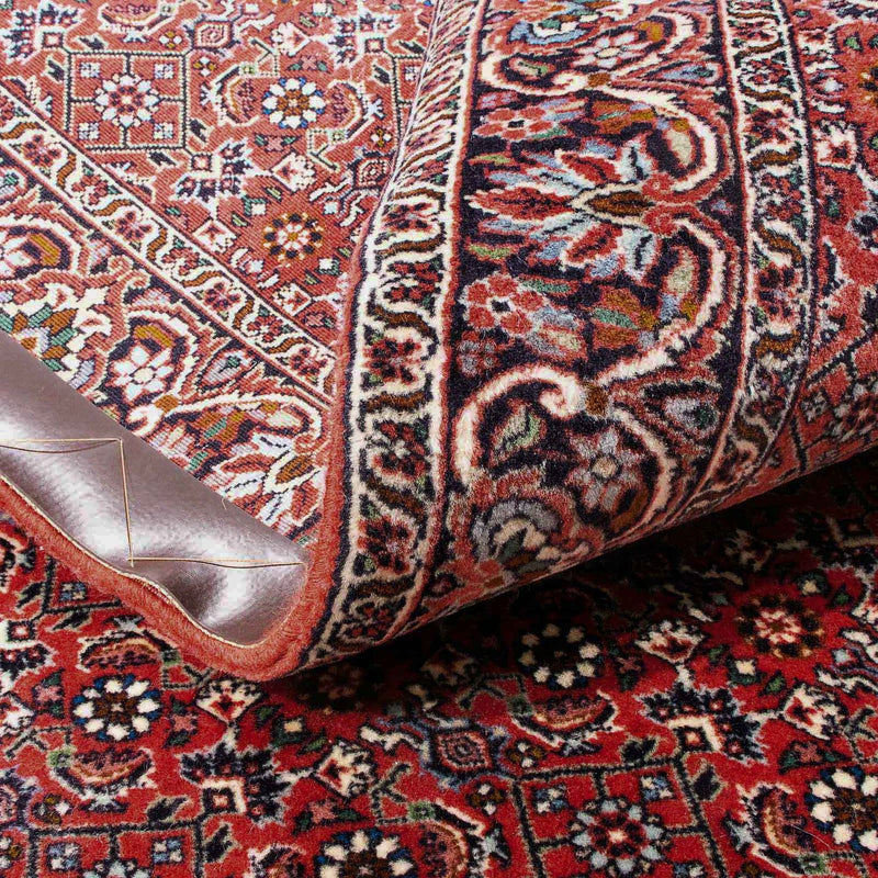 Alfombra persa - Bidjar - 174 x 111 cm - rojo