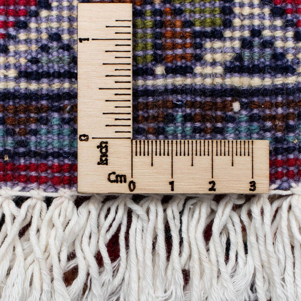 Alfombra persa - Nómada - 121 x 80 cm - rojo oscuro