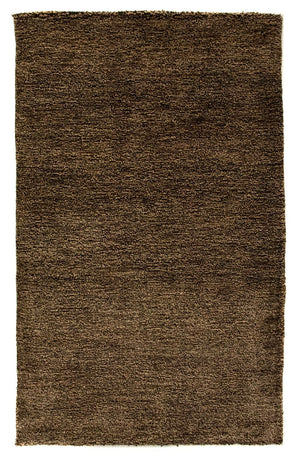 Alfombra Gabbeh - Indus - 100 x 62 cm - marrón oscuro