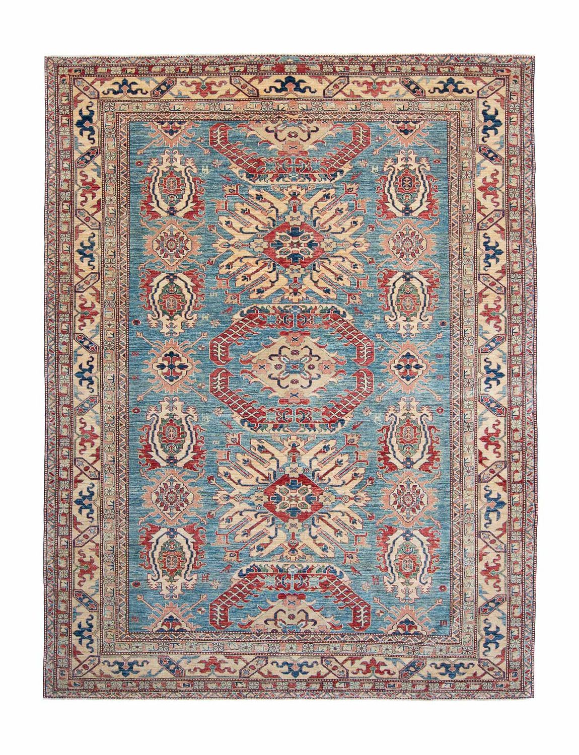 Alfombra Ziegler - Kazak - 322 x 244 cm - turquesa