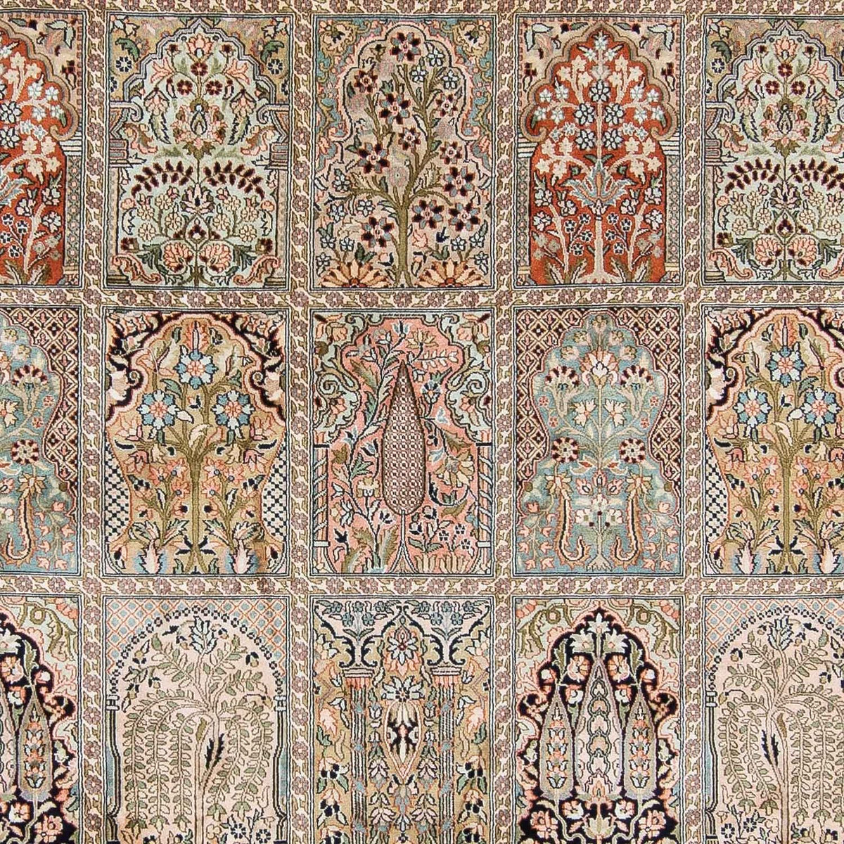 Alfombra de seda - Seda de Cachemira - 336 x 251 cm - multicolor