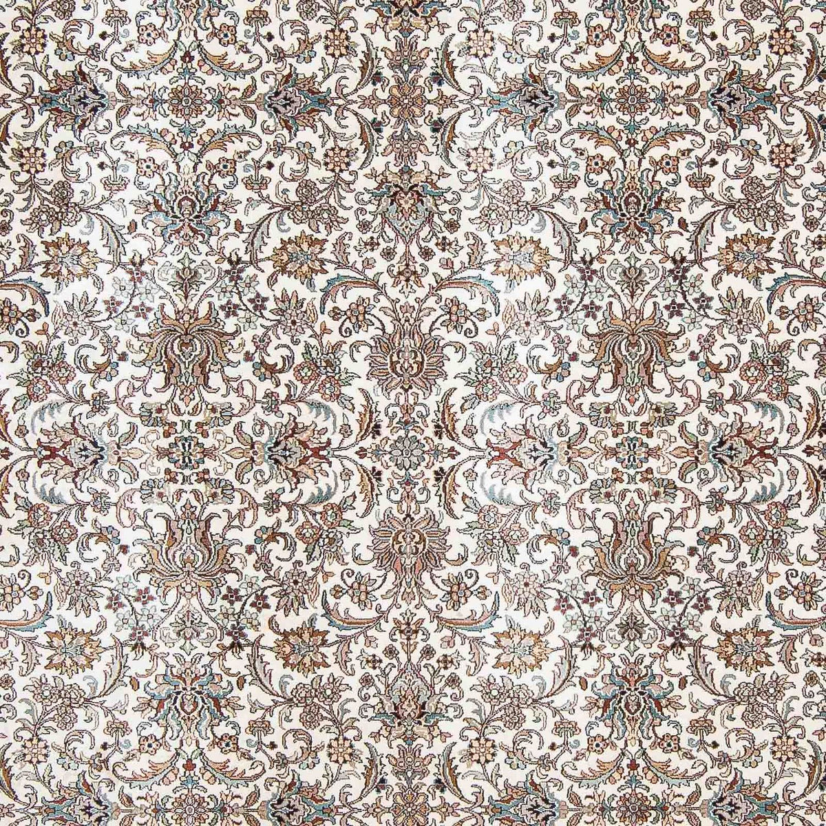 Alfombra de seda - Seda de Cachemira cuadrado - 246 x 243 cm - beige