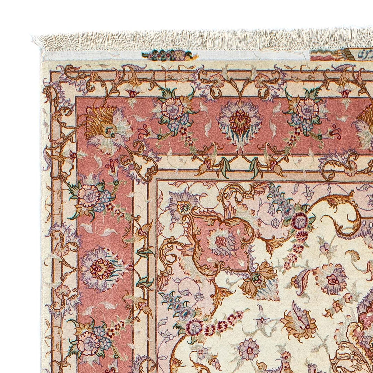 Alfombra Persa - Tabriz - Real - 207 x 150 cm - beige