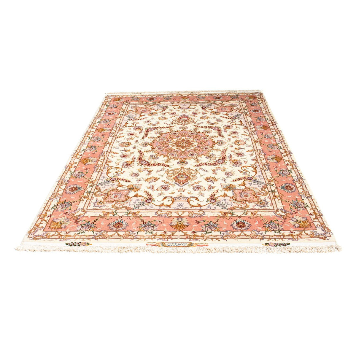 Alfombra Persa - Tabriz - Real - 207 x 150 cm - beige