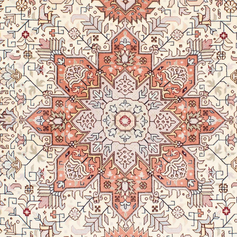 Alfombra Persa - Tabriz - Real - 211 x 151 cm - beige