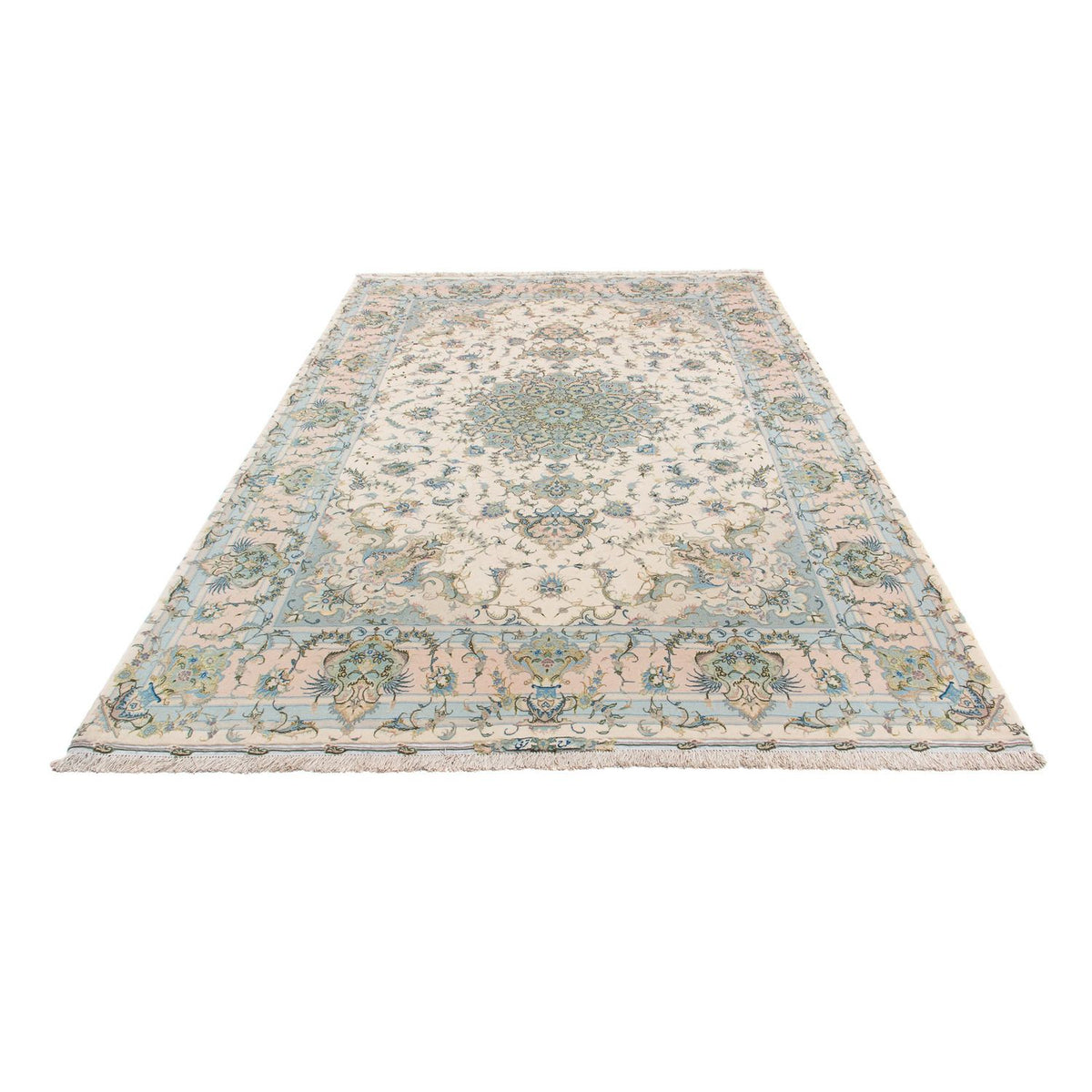 Alfombra Persa - Tabriz - Real - 305 x 197 cm - beige