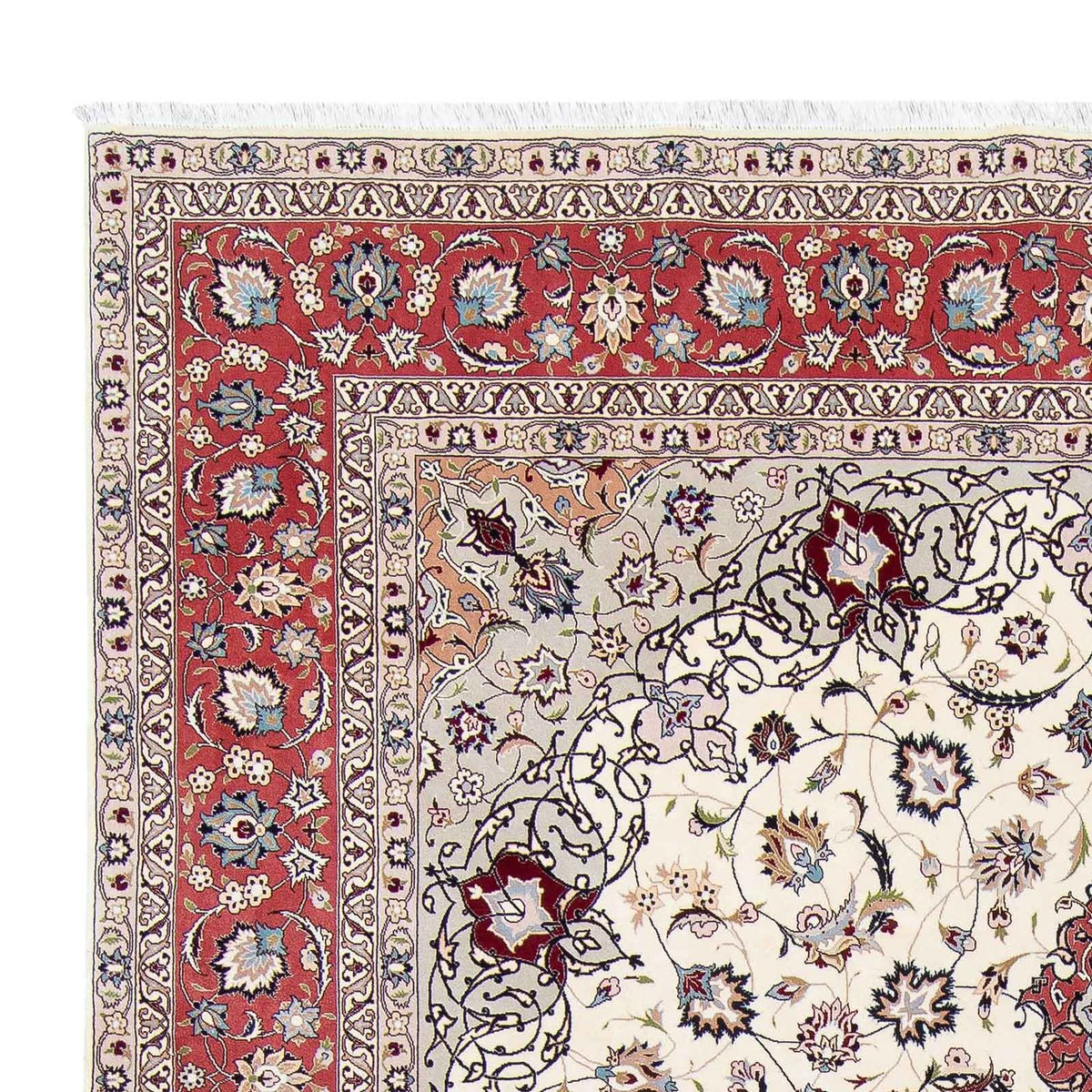Alfombra Persa - Tabriz - Real - 357 x 251 cm - beige
