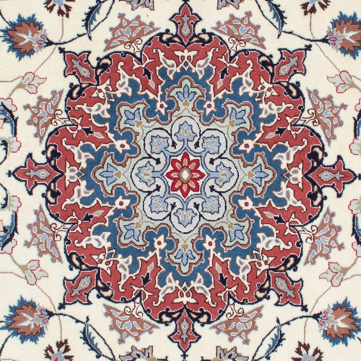 Alfombra Persa - Tabriz - Real - 203 x 150 cm - beige