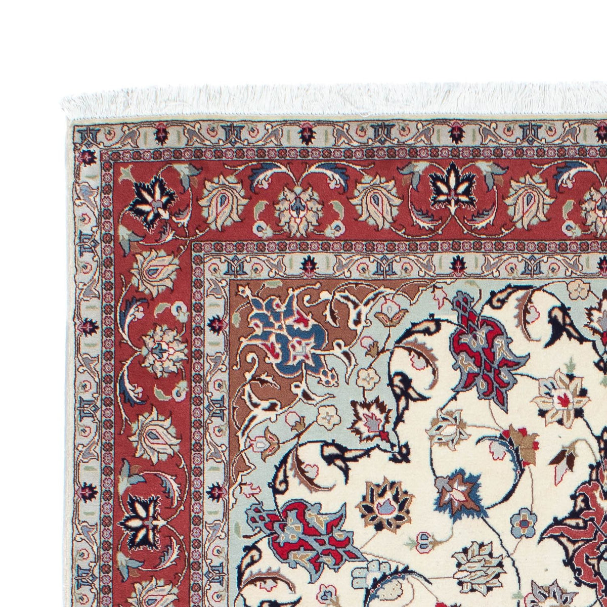 Alfombra Persa - Tabriz - Real - 203 x 150 cm - beige