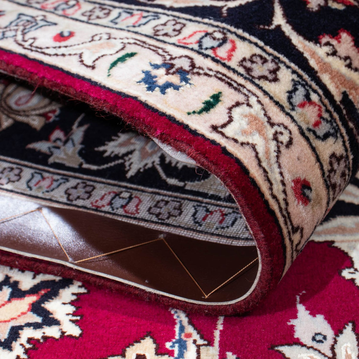 Alfombra Persa - Tabriz - Real - 204 x 153 cm - rojo oscuro