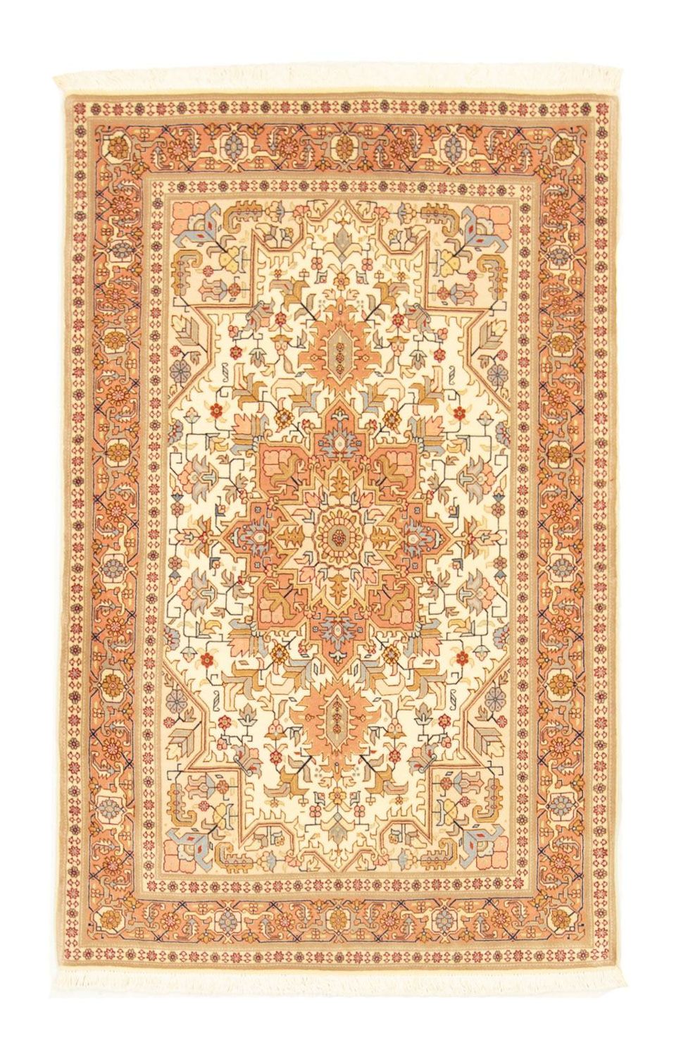 Alfombra Persa - Tabriz - Real - 153 x 98 cm - beige