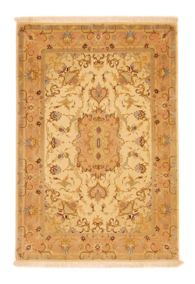 Alfombra Persa - Tabriz - Real - 155 x 104 cm - beige