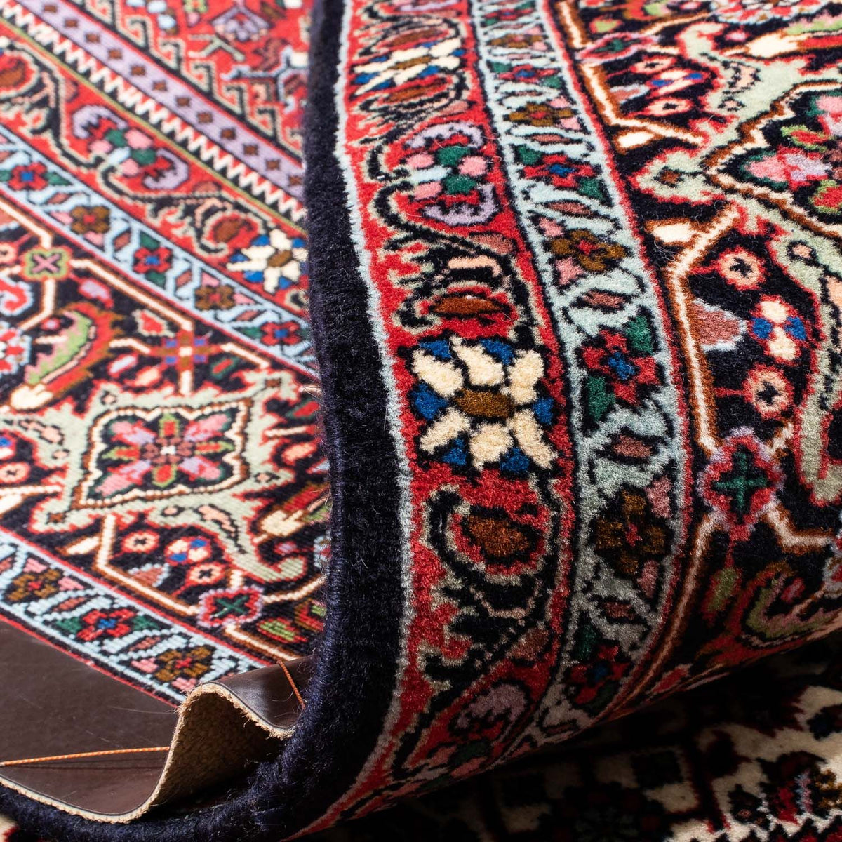 Alfombra persa - Bidjar - 250 x 149 cm - rojo