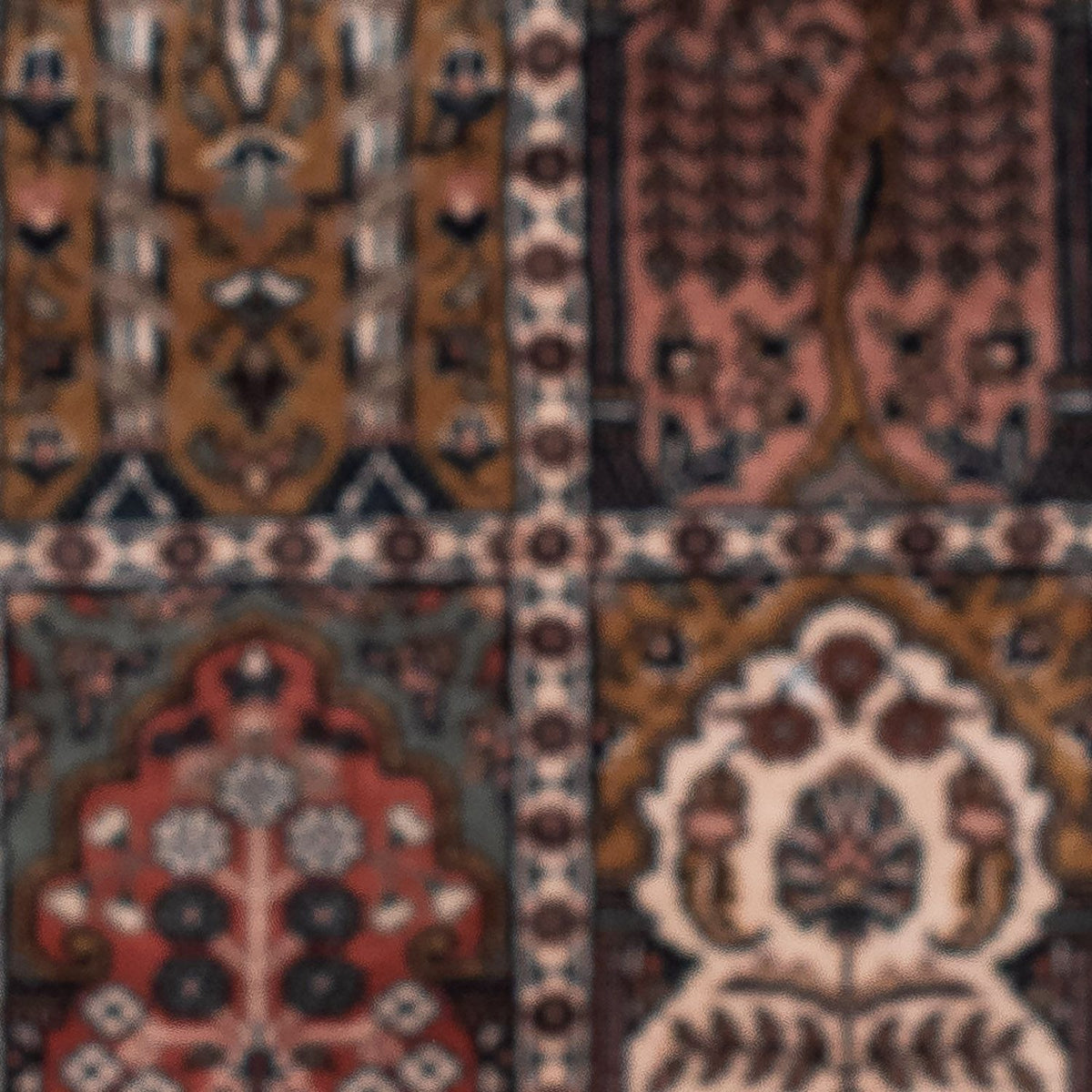 Alfombra persa - Ghom - 143 x 71 cm - multicolor