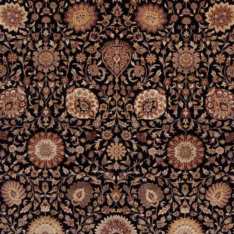 Alfombra persa - Tabriz - 312 x 244 cm - azul oscuro