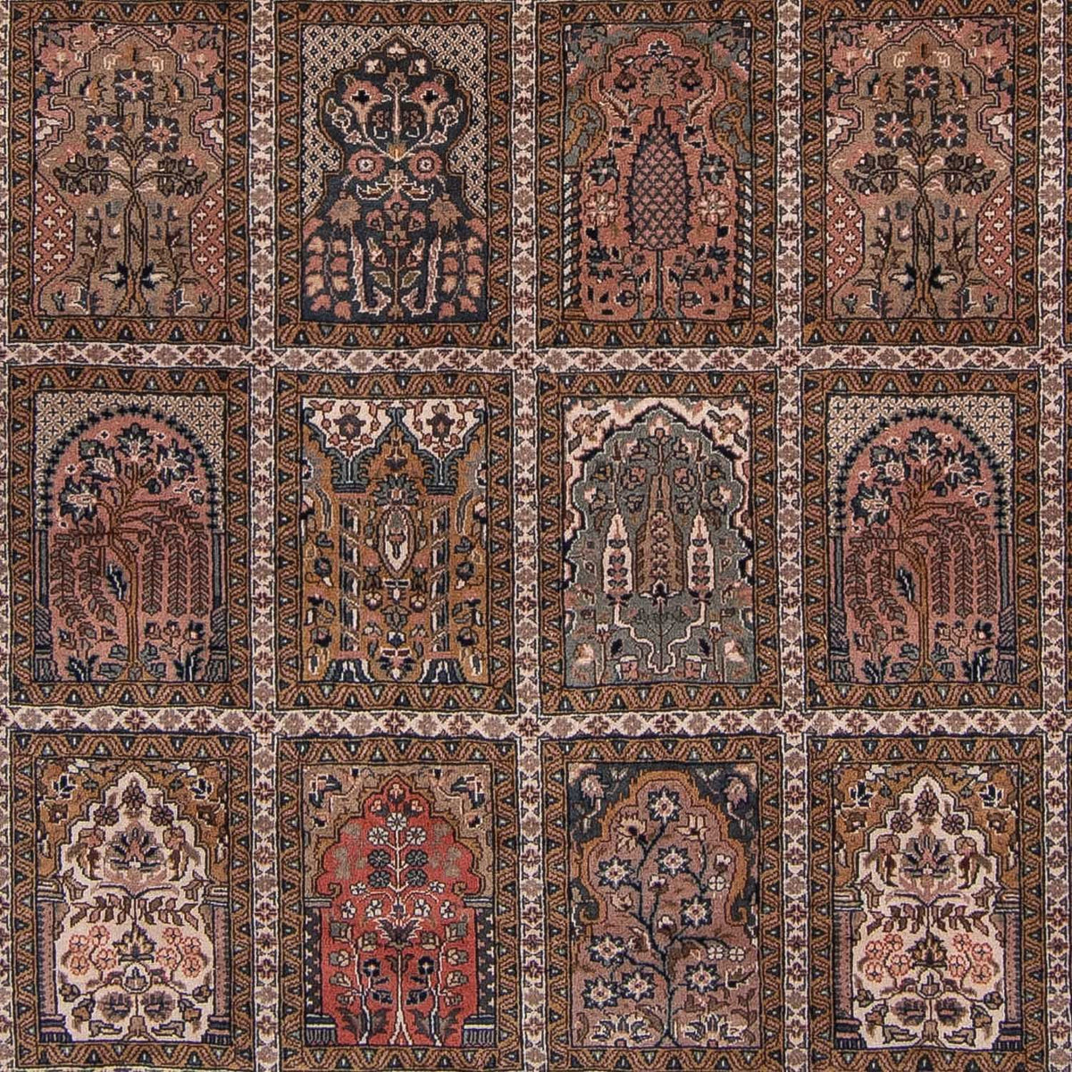 Alfombra persa - Ghom - 324 x 246 cm - marrón claro