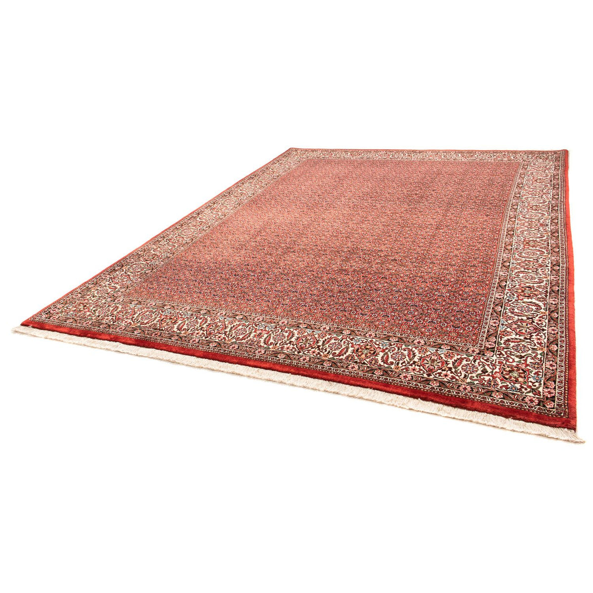 Alfombra persa - Bidjar - 330 x 246 cm - rojo
