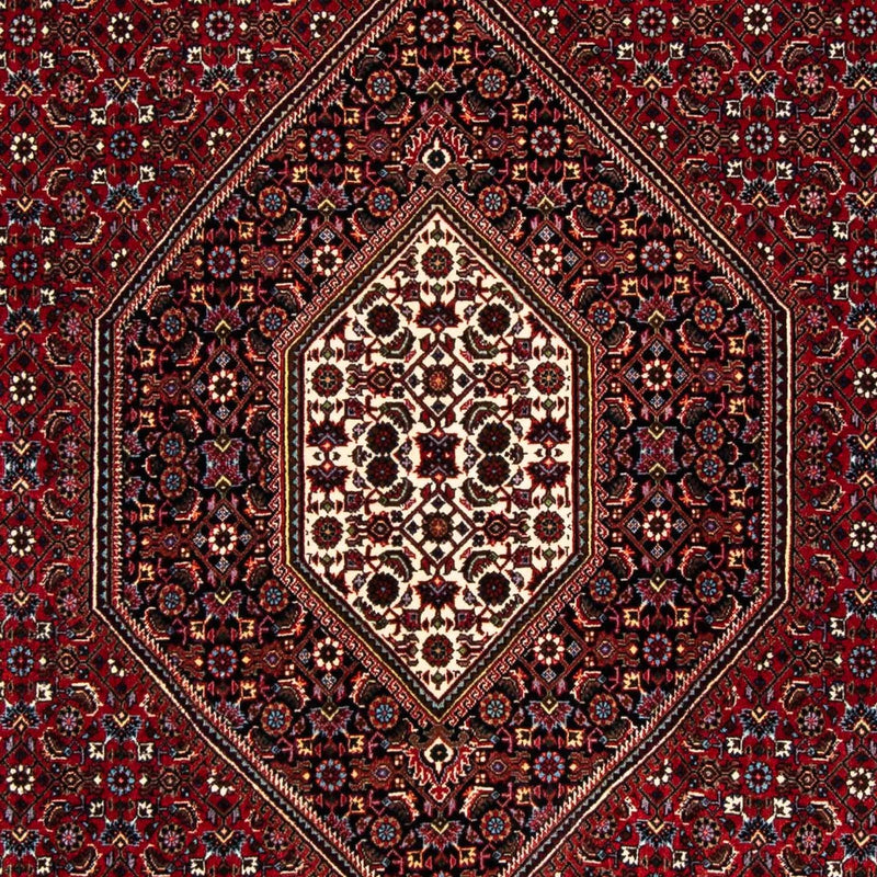 Alfombra persa - Bidjar - 248 x 148 cm - rojo oscuro