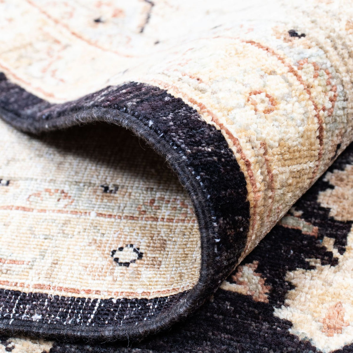 Alfombra Gabbeh - Persa - 190 x 140 cm - marrón claro