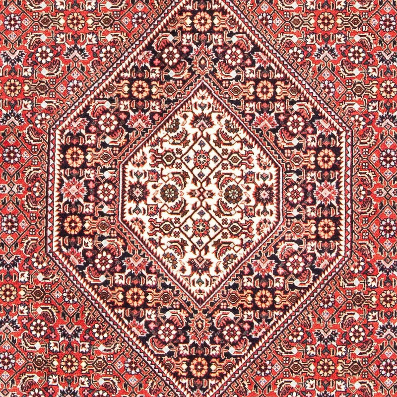 Alfombra persa - Bidjar - 181 x 109 cm - rojo claro