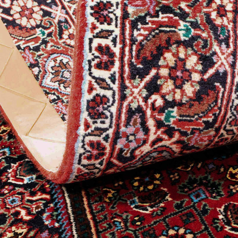 Alfombra persa - Bidjar - 181 x 109 cm - rojo claro