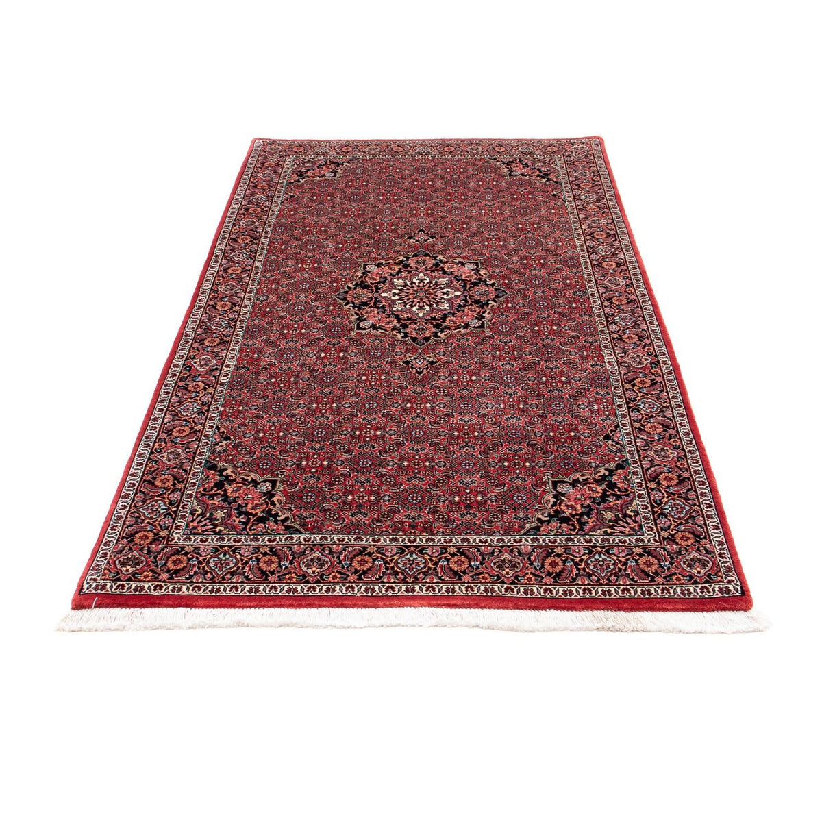 Alfombra de pasillo Alfombra persa - Bidjar - 198 x 101 cm - rojo