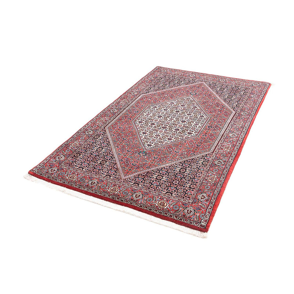 Alfombra persa - Bidjar - 180 x 109 cm - rojo
