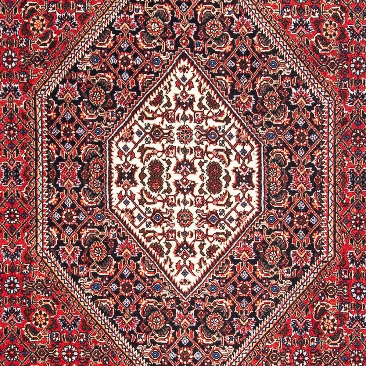 Alfombra persa - Bidjar - 178 x 108 cm - rojo
