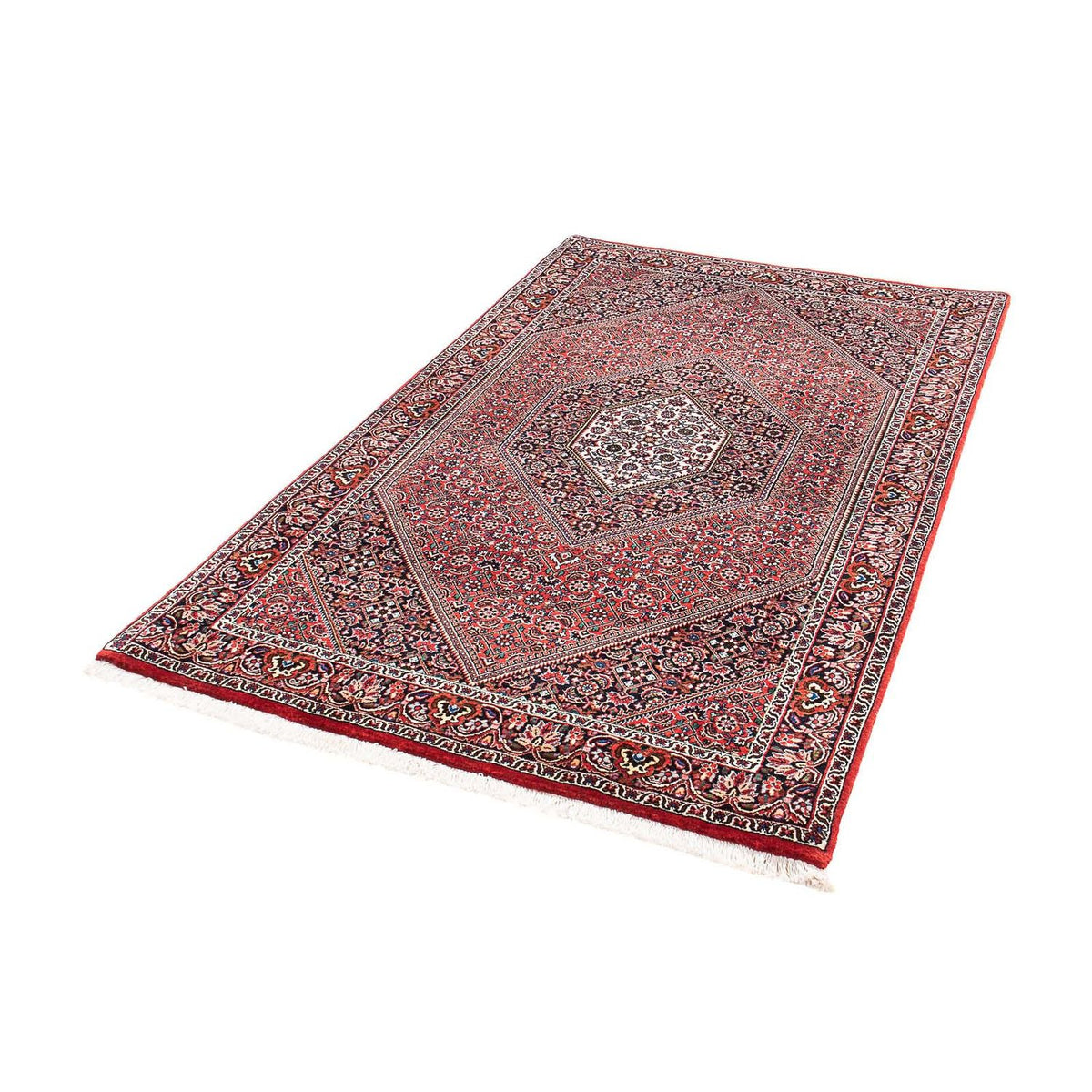 Alfombra persa - Bidjar - 178 x 110 cm - rojo